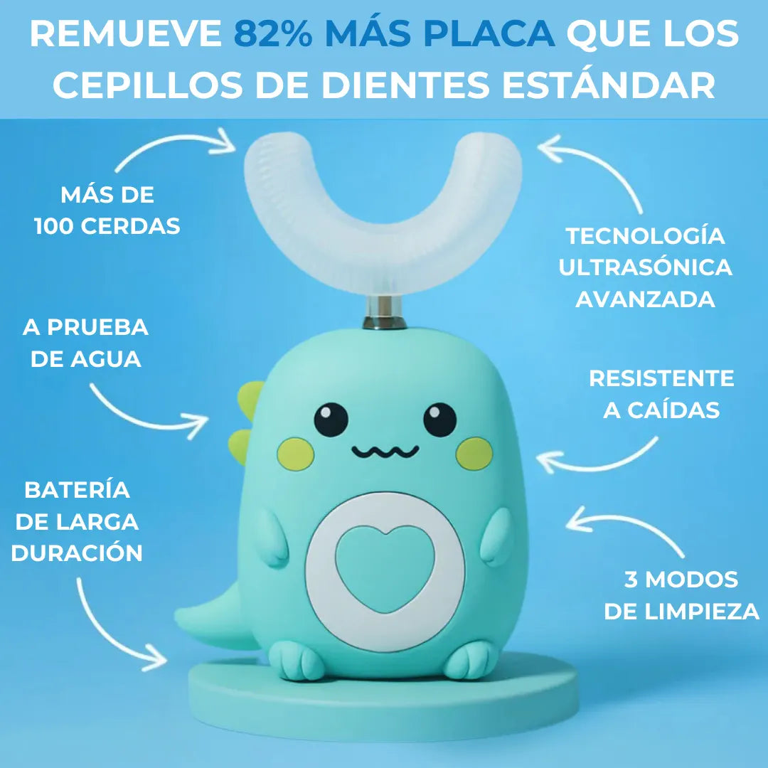 DinoSmiles™ - Cepillo de Dientes Infantil