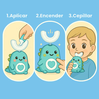 DinoSmiles™ - Cepillo de Dientes Infantil